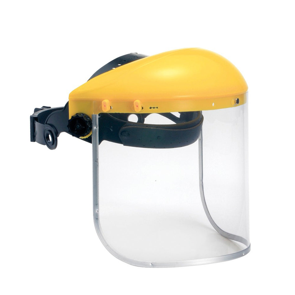 KIT DE PROTECTOR FACIAL CLARO DE PVC CON BRAQUET