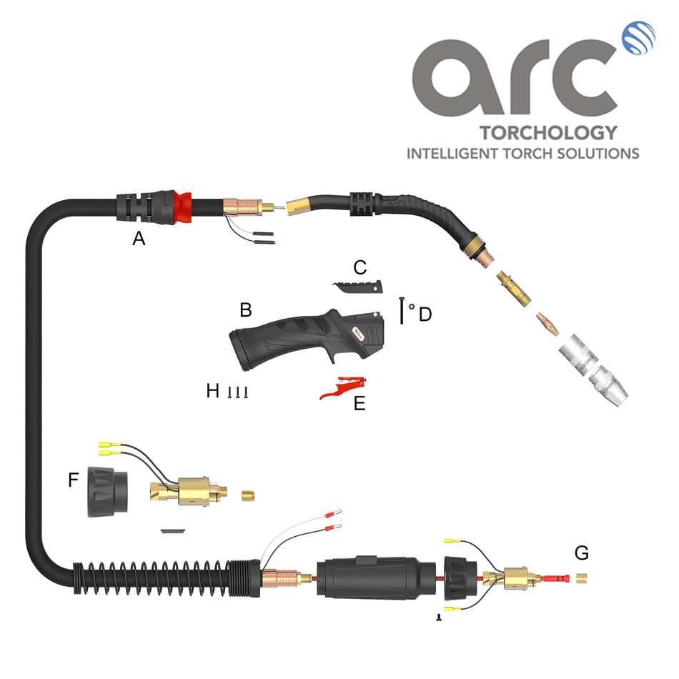 SOPORTE DE CABLE PARA PISTOLAS ARC M5/M6