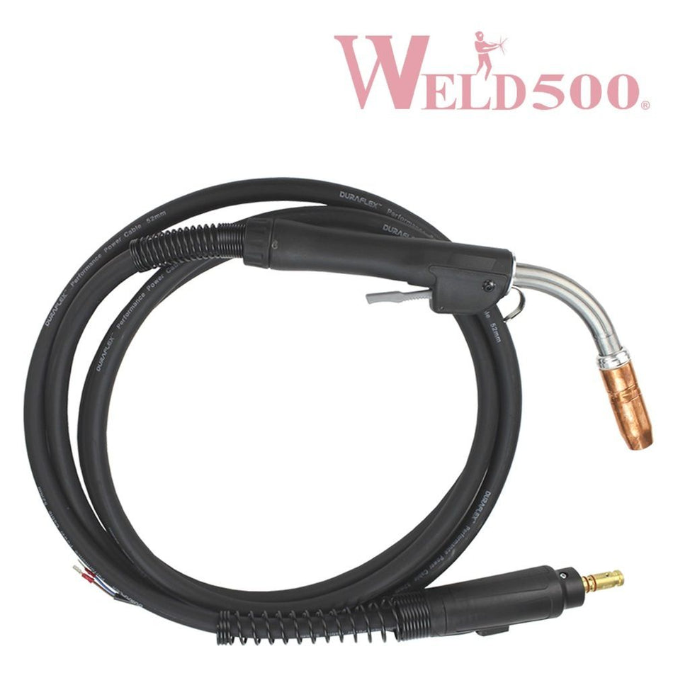 PISTOLA MIG TIPO TREGASKISS 400A 15 FT CONECTOR TIPO TWECO