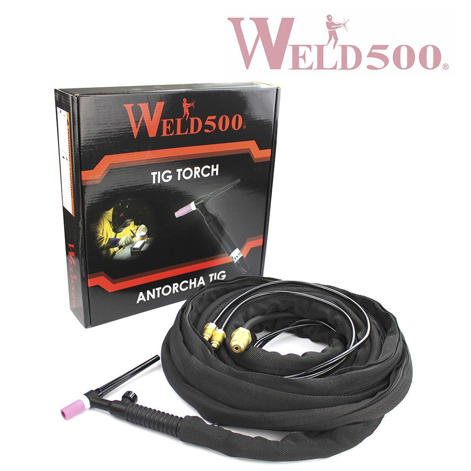 ANTORCHA TIG 250 AMP 25 FT ENF/AGUA C/VALVULA