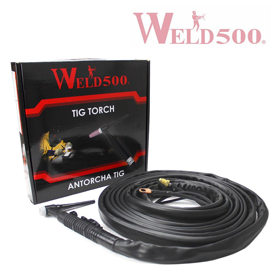 ANTORCHA TIG 200 A 25' FLEX C/VALV ENF/AIRE C/SWITCH