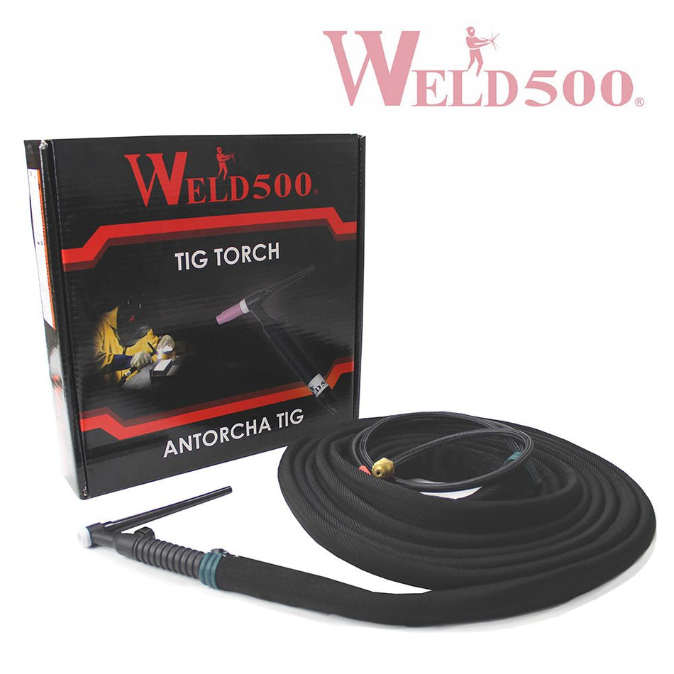ANTORCHA TIG 125 AMP 25 FT FLEX C/VALV ENF/AIRE