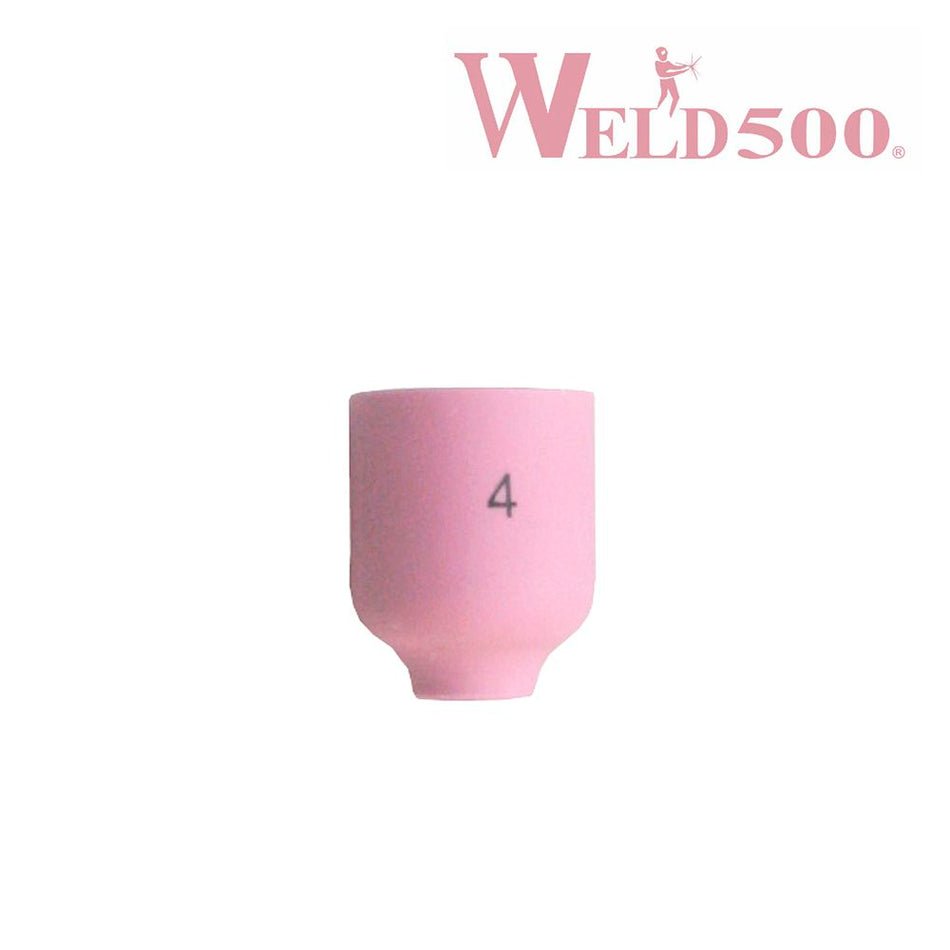 BOQUILLA ALUMINA PARA GAS LENS CHICO 1/4" #4 PARA 9/20/22/24