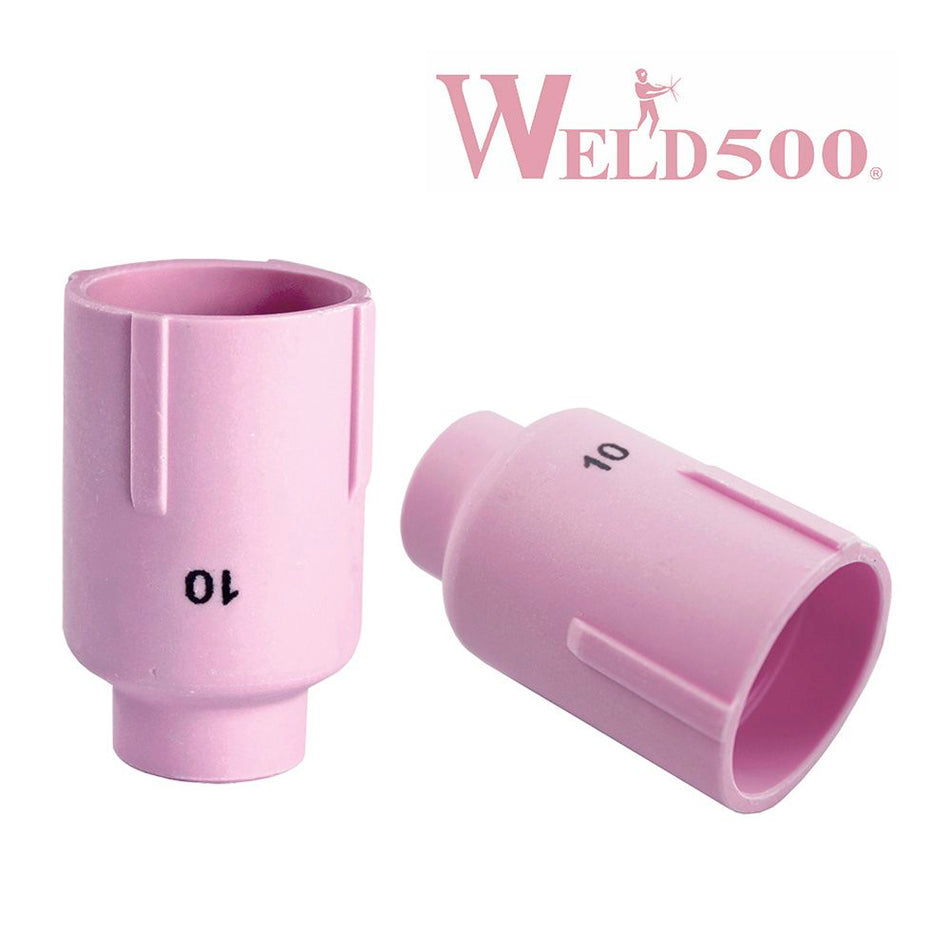 BOQUILLA ALUMINA LARGA PARA GAS LENS GRANDE 5/8" #10 PARA 17