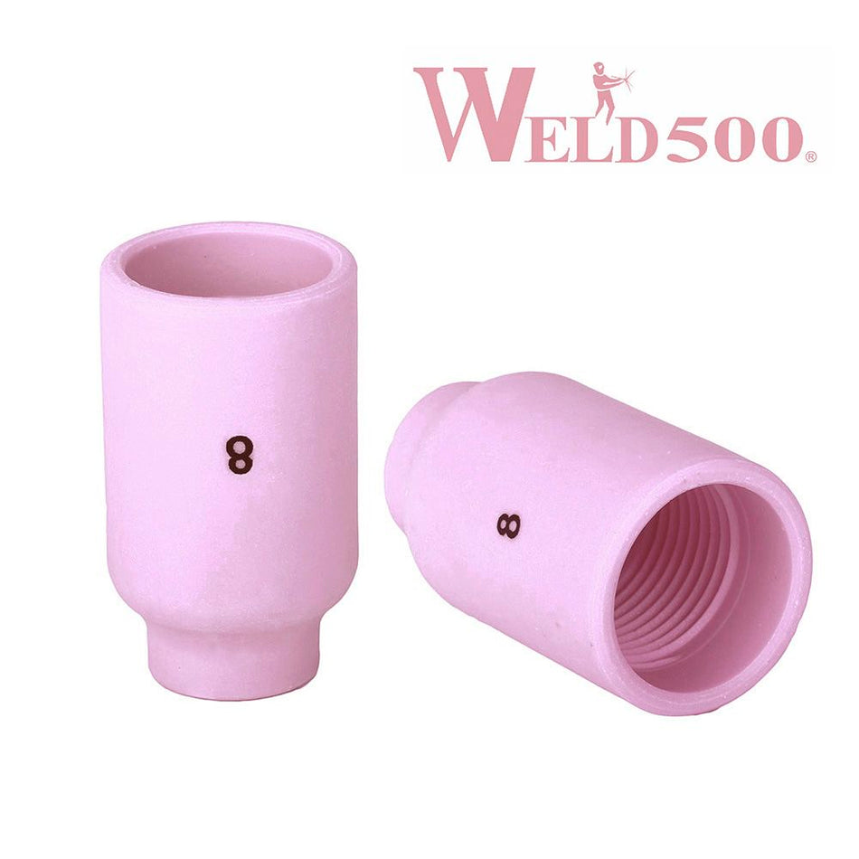 BOQUILLA ALUMINA PARA GAS LENS CHICO 1/2" #8 PARA 17/18/26
