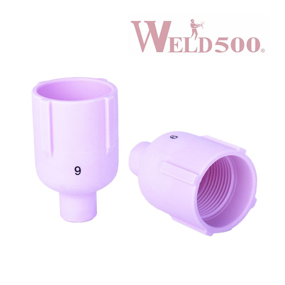 BOQUILLA ALUMINA PARA GAS LENS GRANDE 3/8" #6 PARA 17/18/26