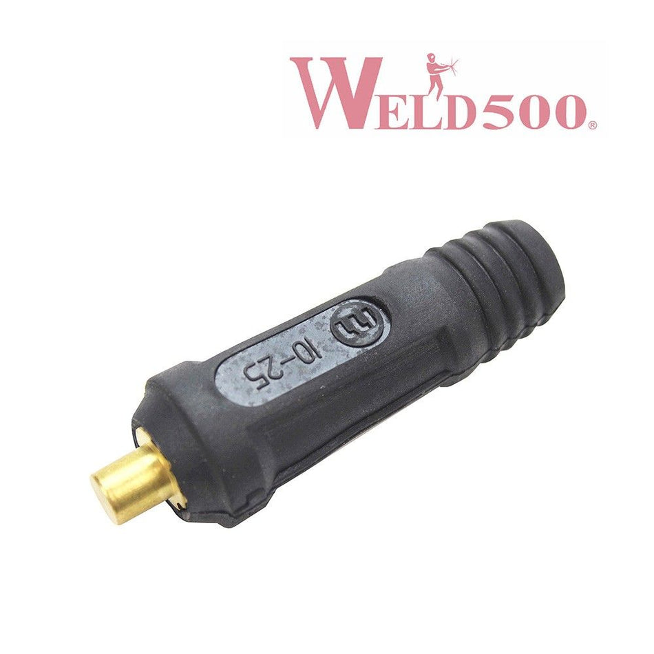CONECTOR MACHO TIPO DINSE 25