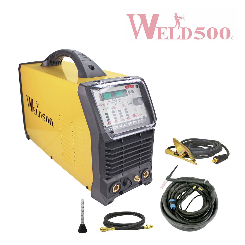 MAQUINA PARA SOLDAR TIG ARCO PULSADO 200 AMP.