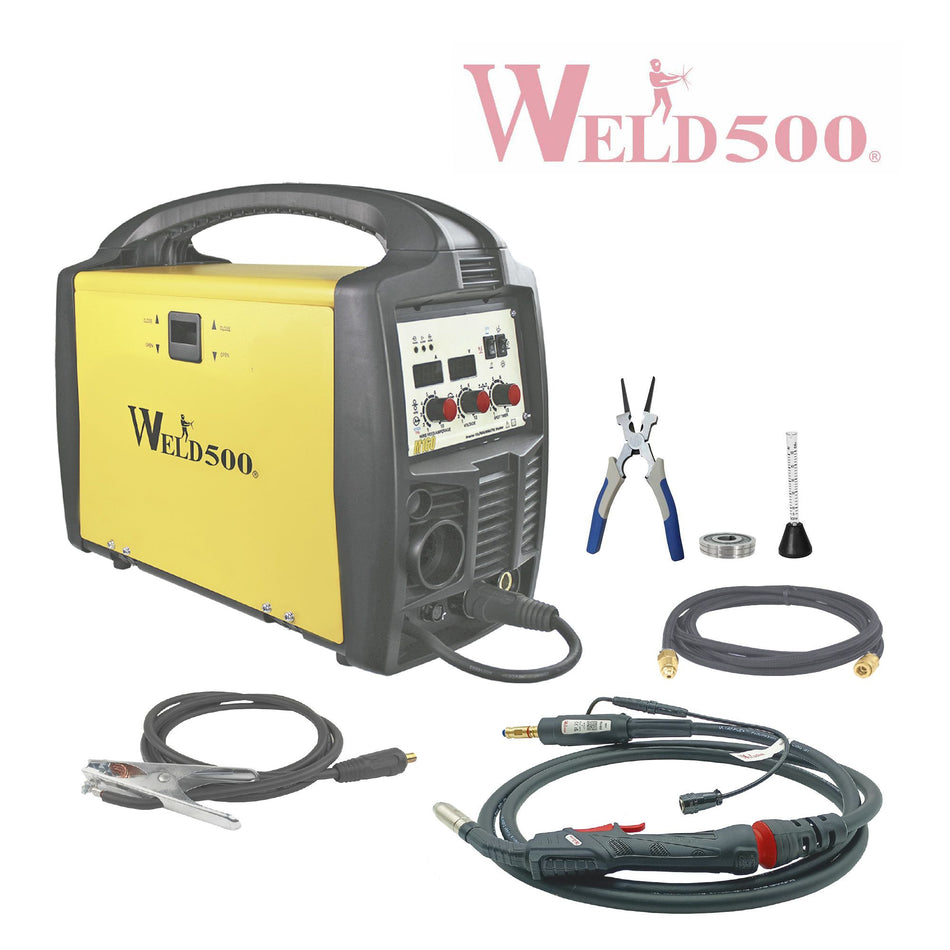 MAQUINA PARA SOLDAR MULTIPROCESO 160AMP CON KIT