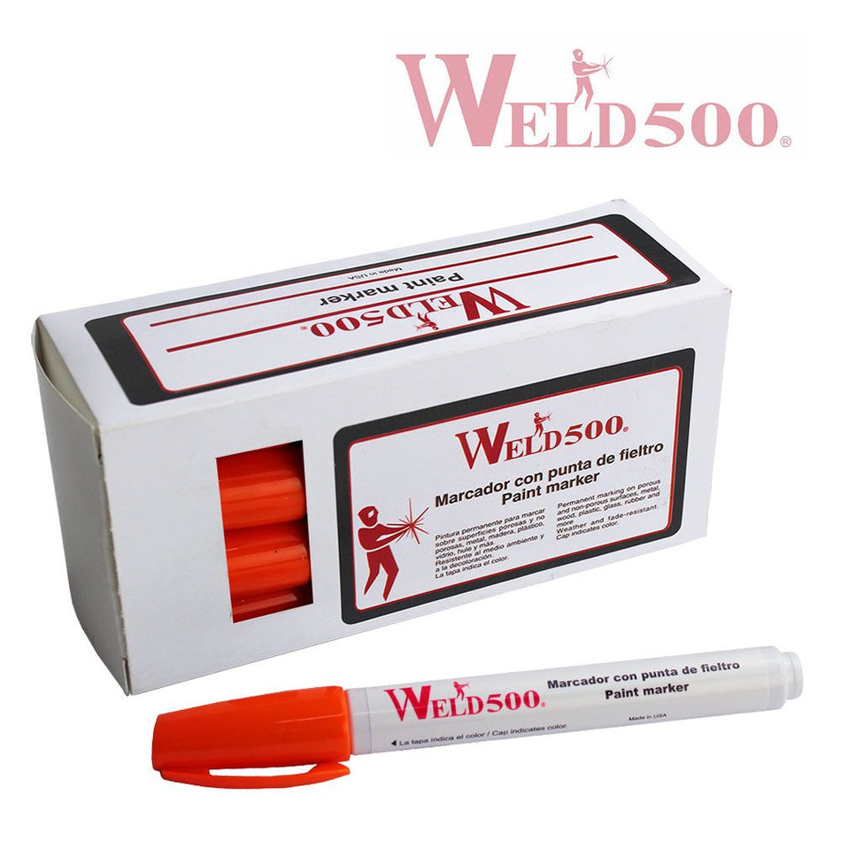 MARCADOR PUNTA DE FIELTRO NARANJA CON CLIP