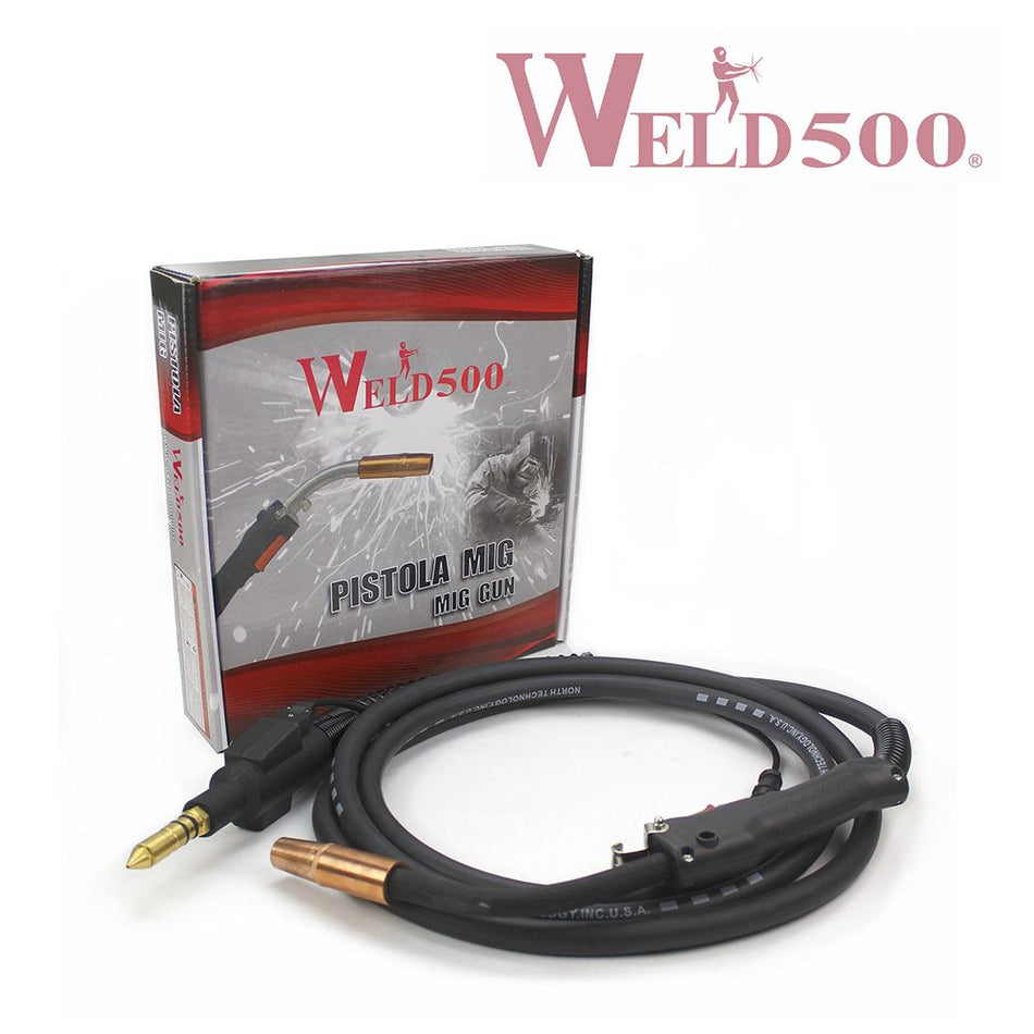 PISTOLA MIG TIPO TWECO 500 AMP 15 FT CONECTOR TIPO MILLER